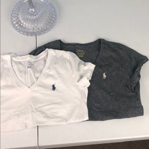 Bundle of two polo Ralph Lauren v-necks